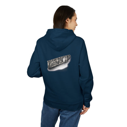 Bishop Chrome Logo Hoodie — Vintage Metallic Script Streetwear