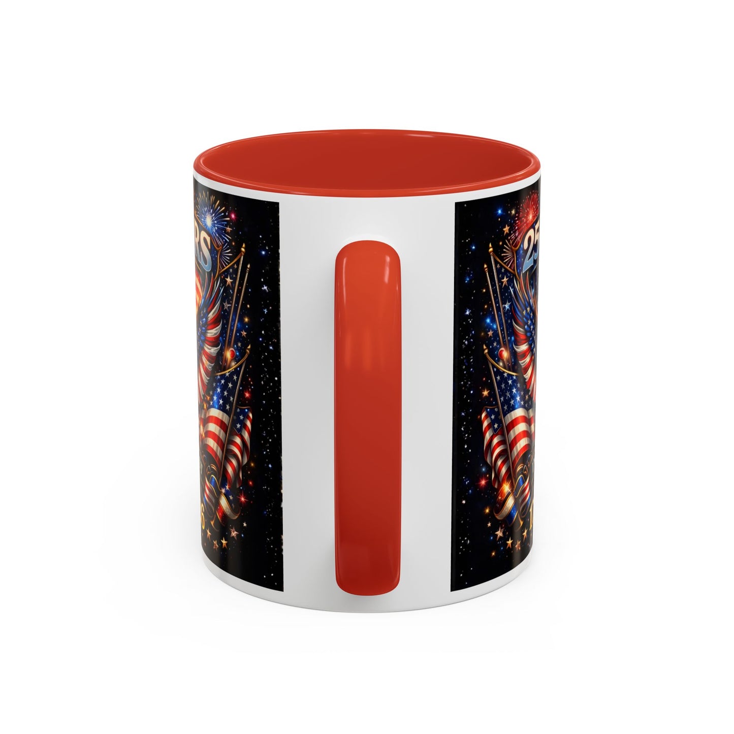 250 Years Patriotic Coffee Mug — In God We Trust 1776–2026