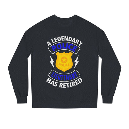 Retired Police Lieutenant Sweatshirt — Legendary Badge Crewneck