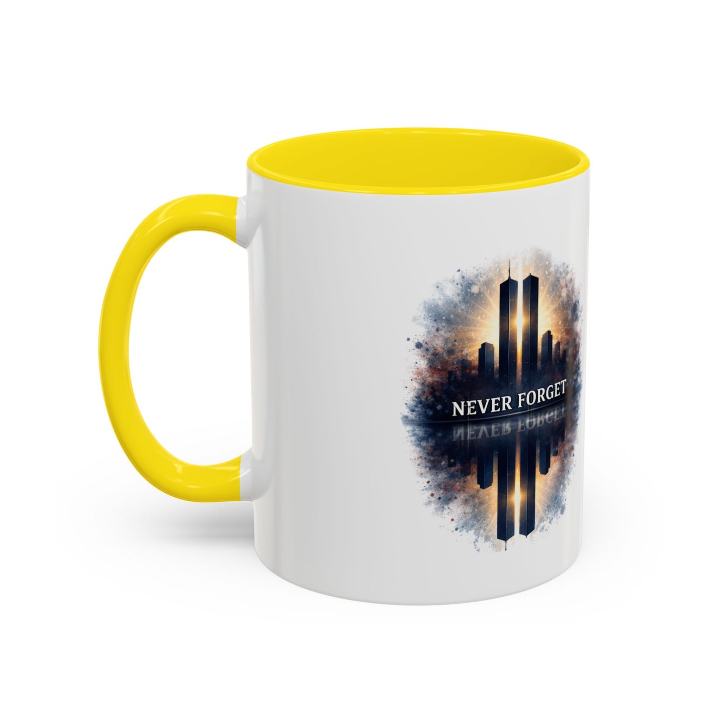 Never Forget 9/11 Memorial Accent Coffee Mug (11/15oz)