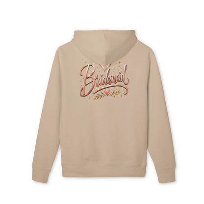 Bridesmaid Hoodie - Rose Gold Script Bridal Party Pullover