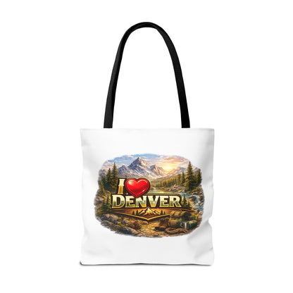 I  Denver Scenic Tote Bag — Colorado Mountain Travel Souvenir