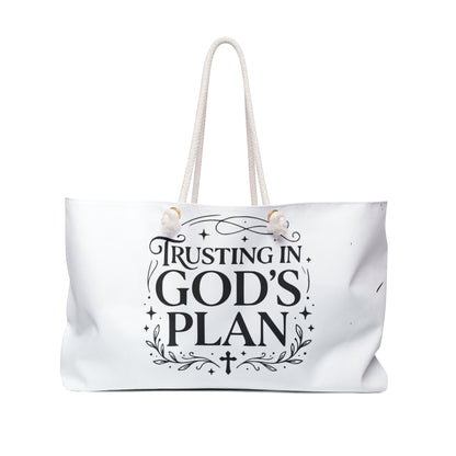 Trusting in God’s Plan Weekender Bag