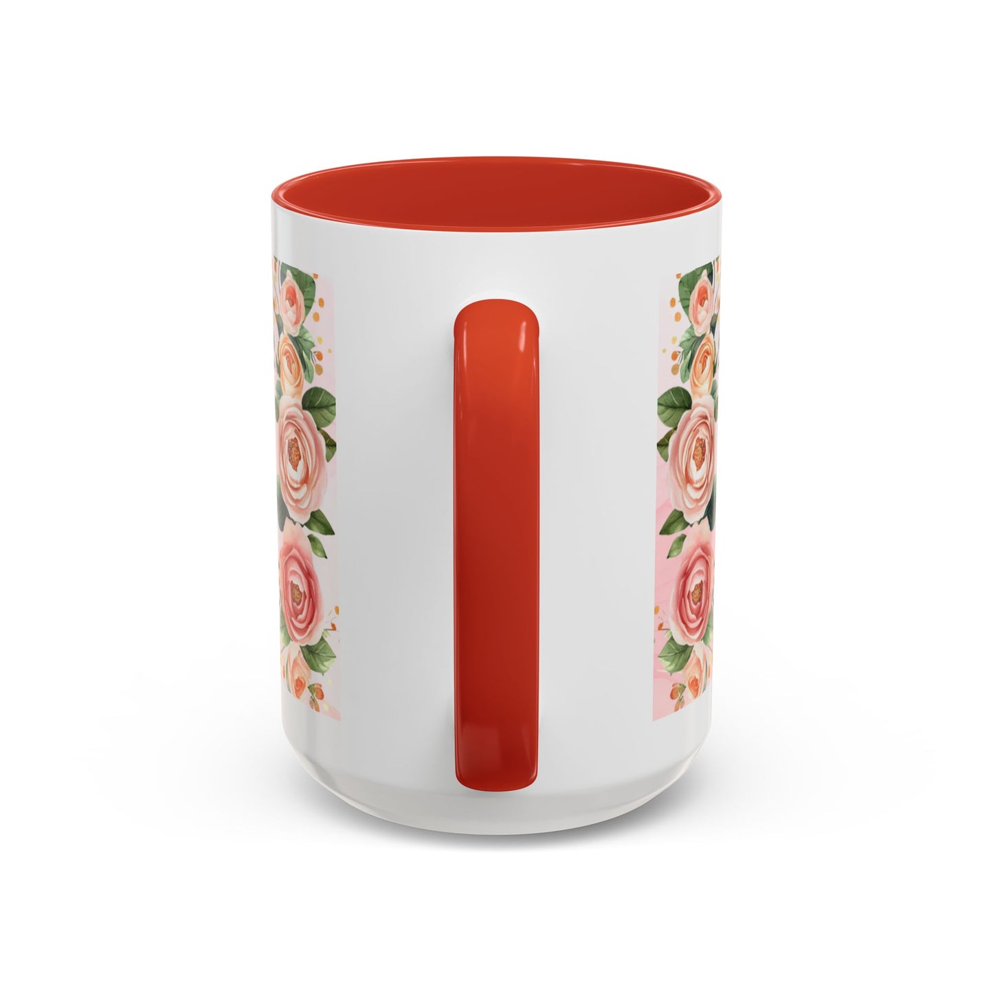 Mom Floral Accent Coffee Mug – Pink Mother's Day Gift (11/15oz)