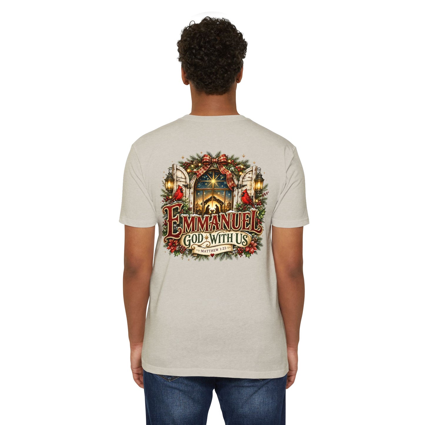 Emmanuel "God With Us" Christmas T-Shirt