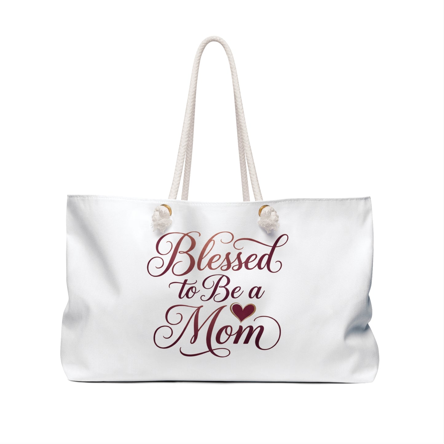 Blessed to Be a Mom Weekender Bag - Mother's Day Travel Tote