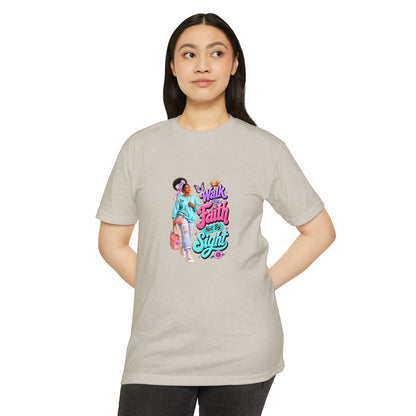 Faith Graphic T-Shirt — “Walk by Faith, Not by Sight” Inspirational Tee