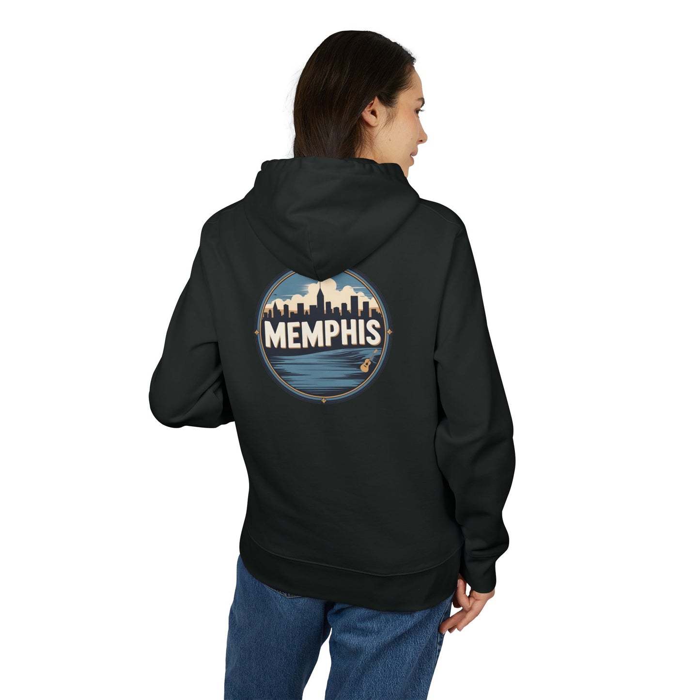 Memphis Skyline Hoodie — Retro Cityscape Pullover