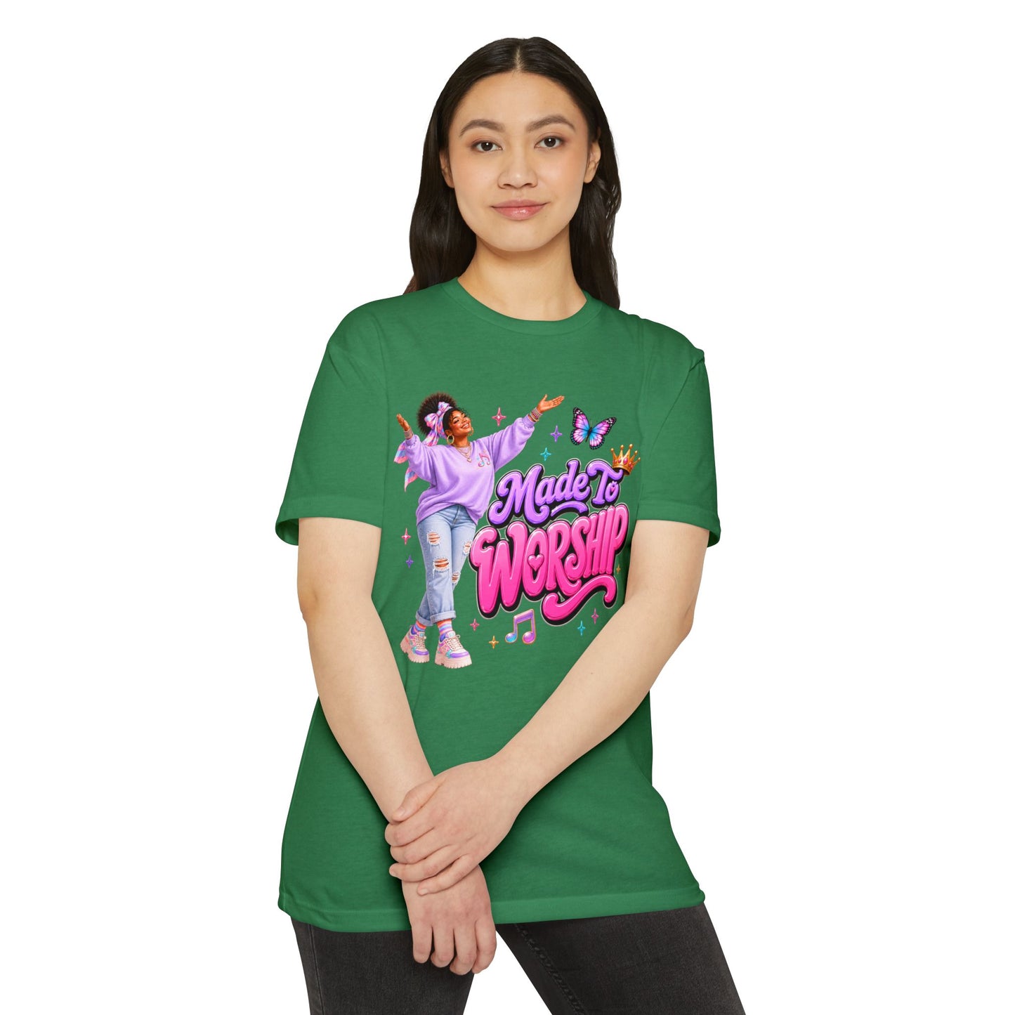 Made to Worship T-Shirt — Christian Faith Graphic Tee