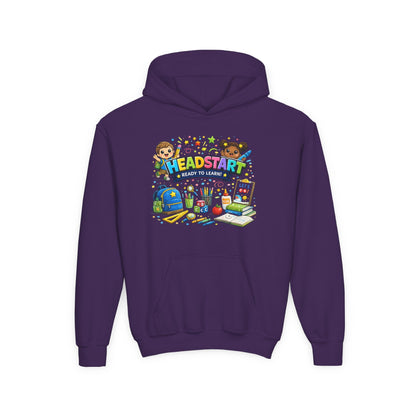 Head Start Kids Hoodie – 'Ready to Learn' Back-to-School Youth Sweatshirt