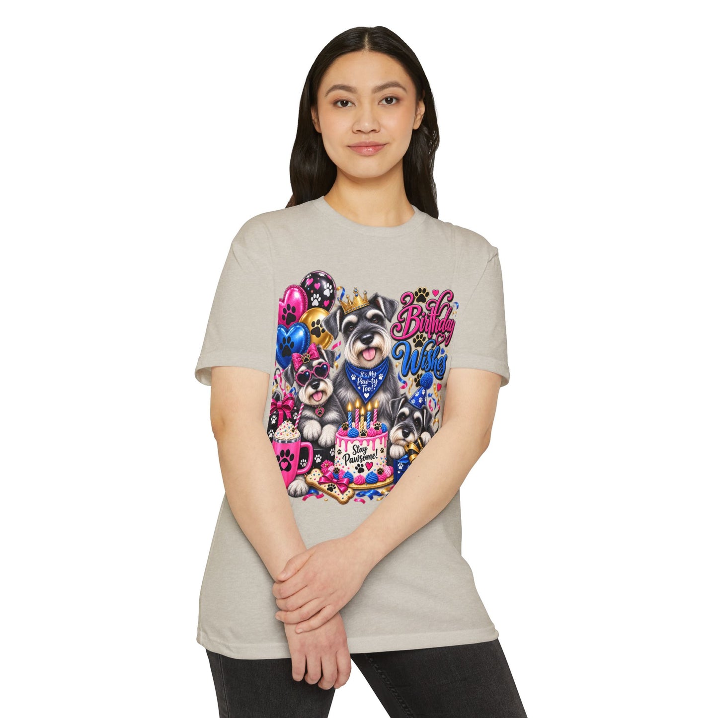 Birthday Wishes Schnauzer T-Shirt
