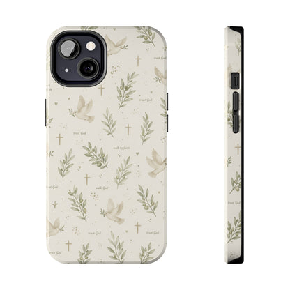 Walk By Faith Phone Case | Christian Floral iPhone Case