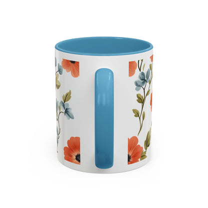 She Held My Hand Forever Floral Coffee Mug