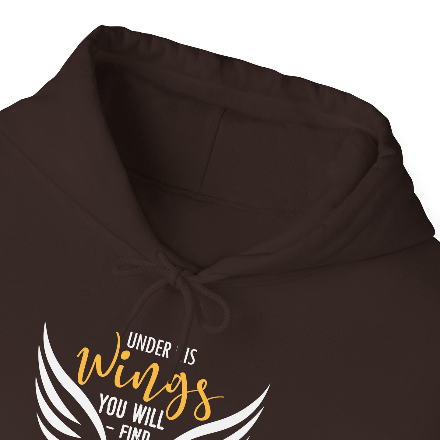 Under His Wings You Will -find Refuge Psalm 91:4 Hoodie