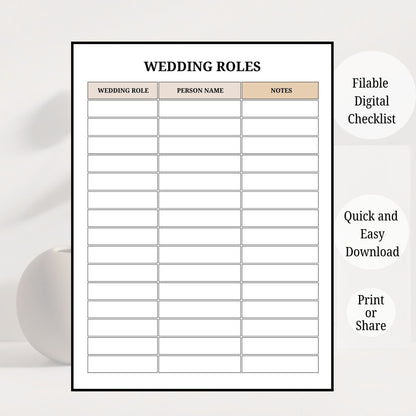 Wedding Planner Printable | Bridal Planner | Wedding Organizer | Wedding Checklist | Budget & Timeline Planner PDF