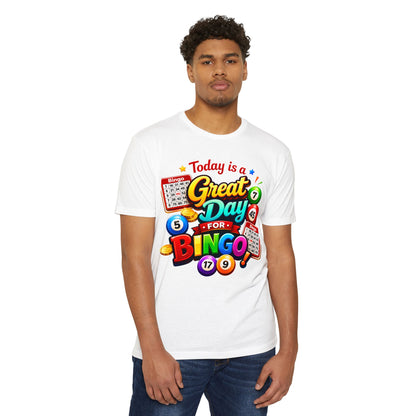 Bingo T-Shirt — "Today Is a Great Day for Bingo" Retro Game Night Tee