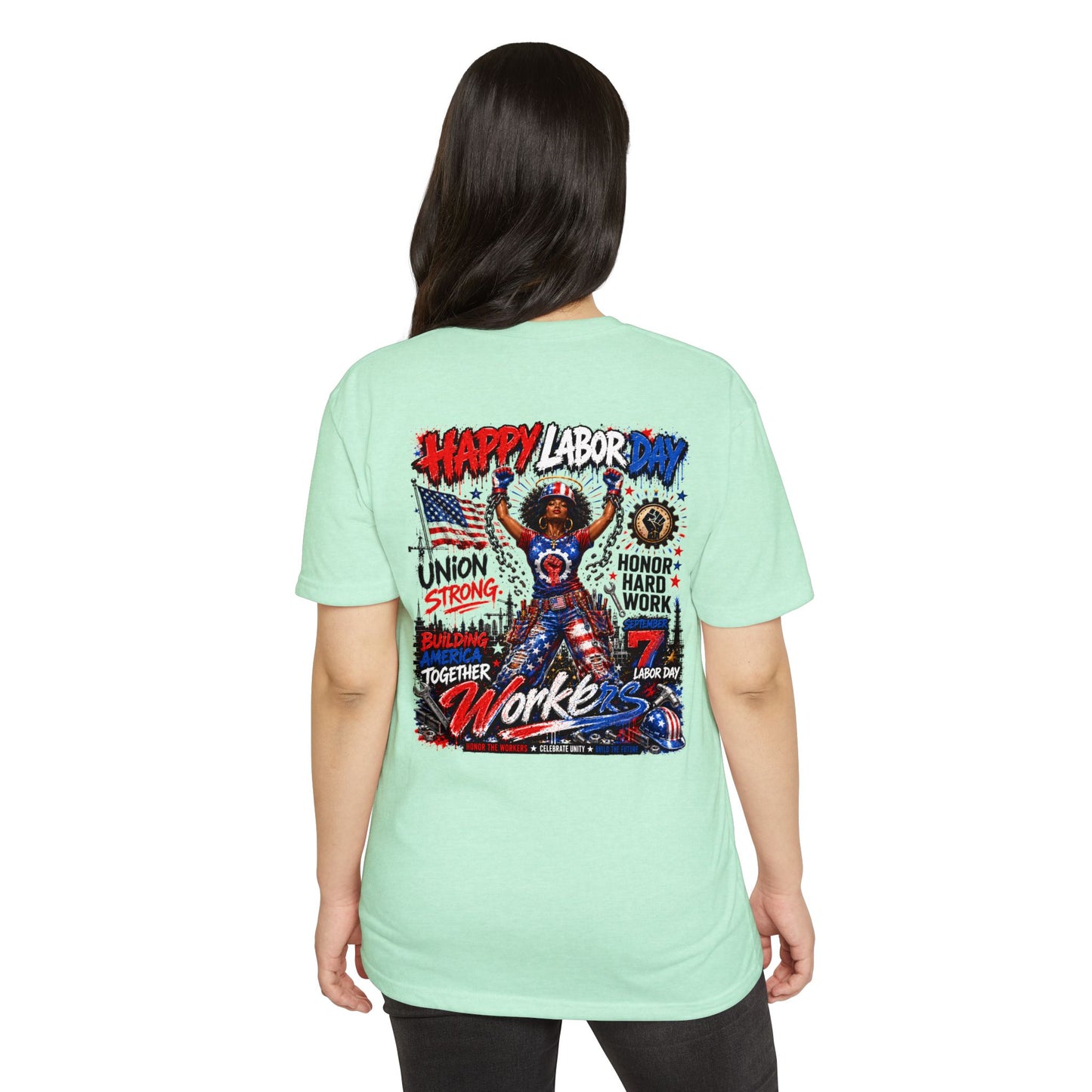 Happy Labor Day Workers T-Shirt — Union Strong, Honor Hard Work Tee