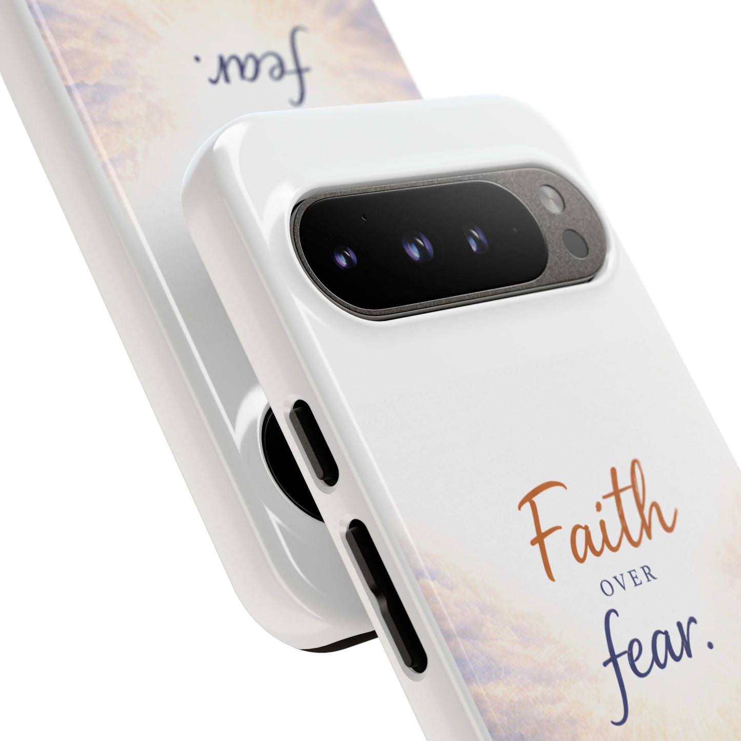Faith Over Fear Phone Case — Inspirational Christian iPhone Cover