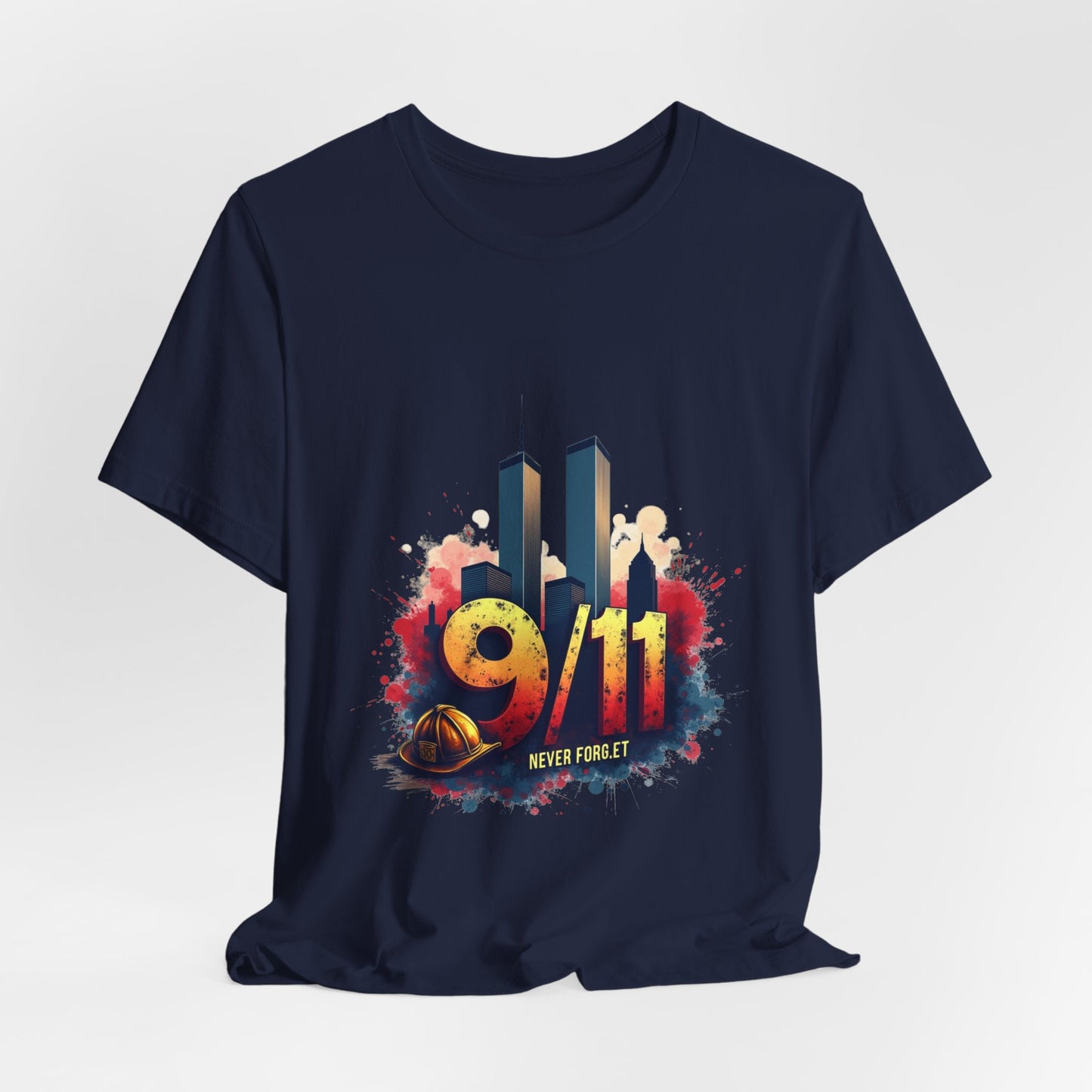 9/11 Memorial T-Shirt — Never Forget Tribute Tee