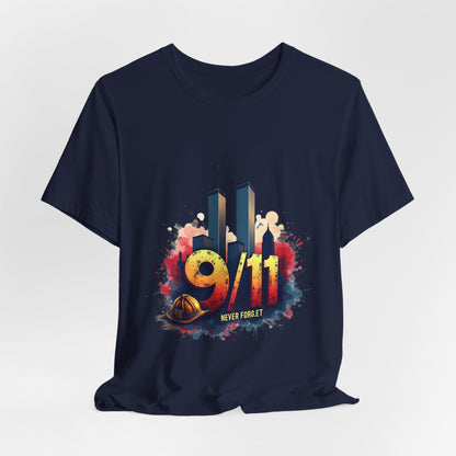 9/11 Memorial T-Shirt — Never Forget Tribute Tee