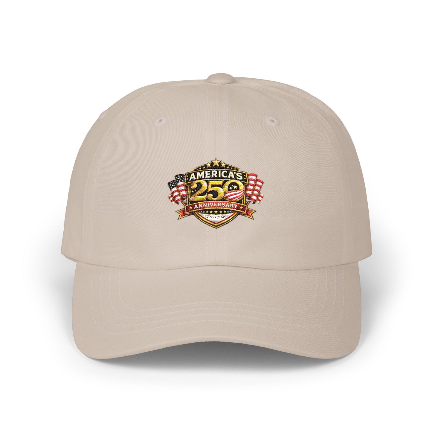 Baseball Cap — "America's 25th" Vintage Racing Patch Dad Hat