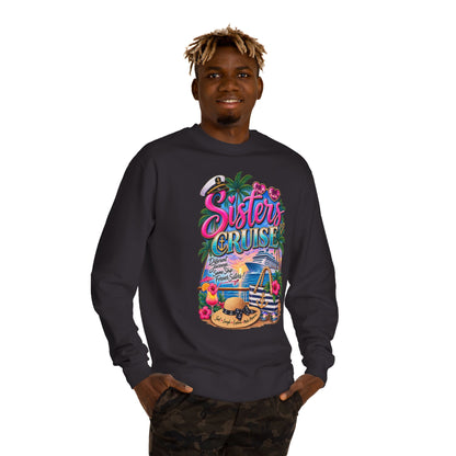 Sisters Cruise Sweatshirt – Tropical Girls’ Getaway Crewneck