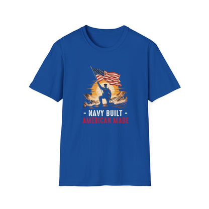 Navy Built • American Made T‑Shirt