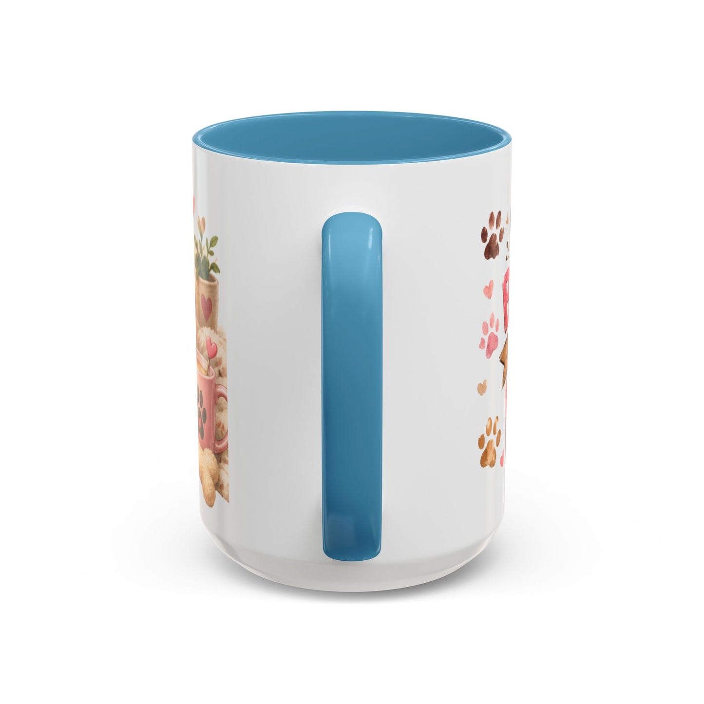 Cute Dog Lover Coffee Mug — "Life is Better With a Dog" Accent Mug (11/15oz)