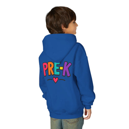 Pre-K Kids Hoodie — Colorful Cute Pre-K School Hooded Sweatshirt for Toddlers