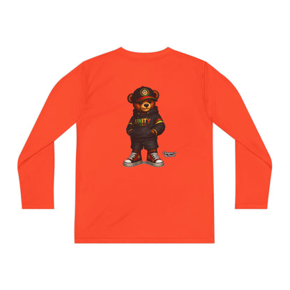 Youth Long Sleeve Tee — 'Unity' Streetwear Bear Graphic