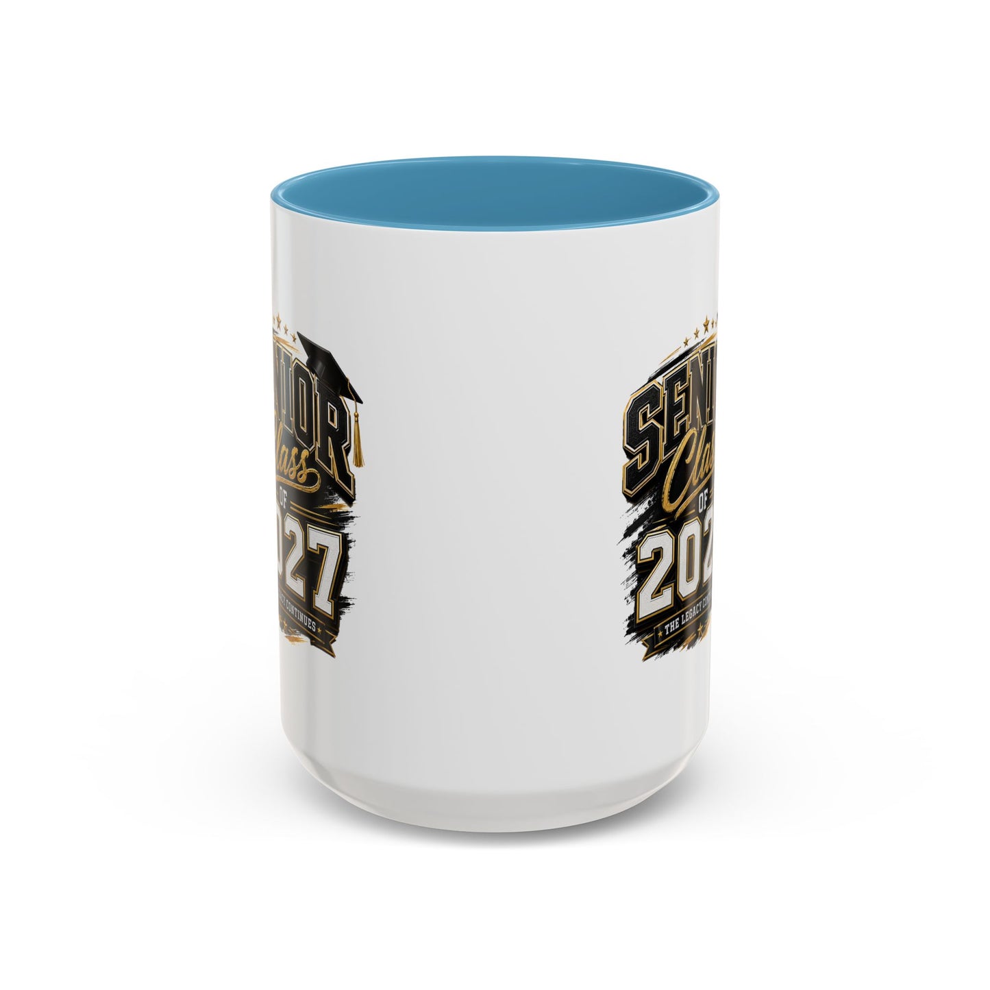 Senior Class of 2027 Accent Coffee Mug — Graduation Gift