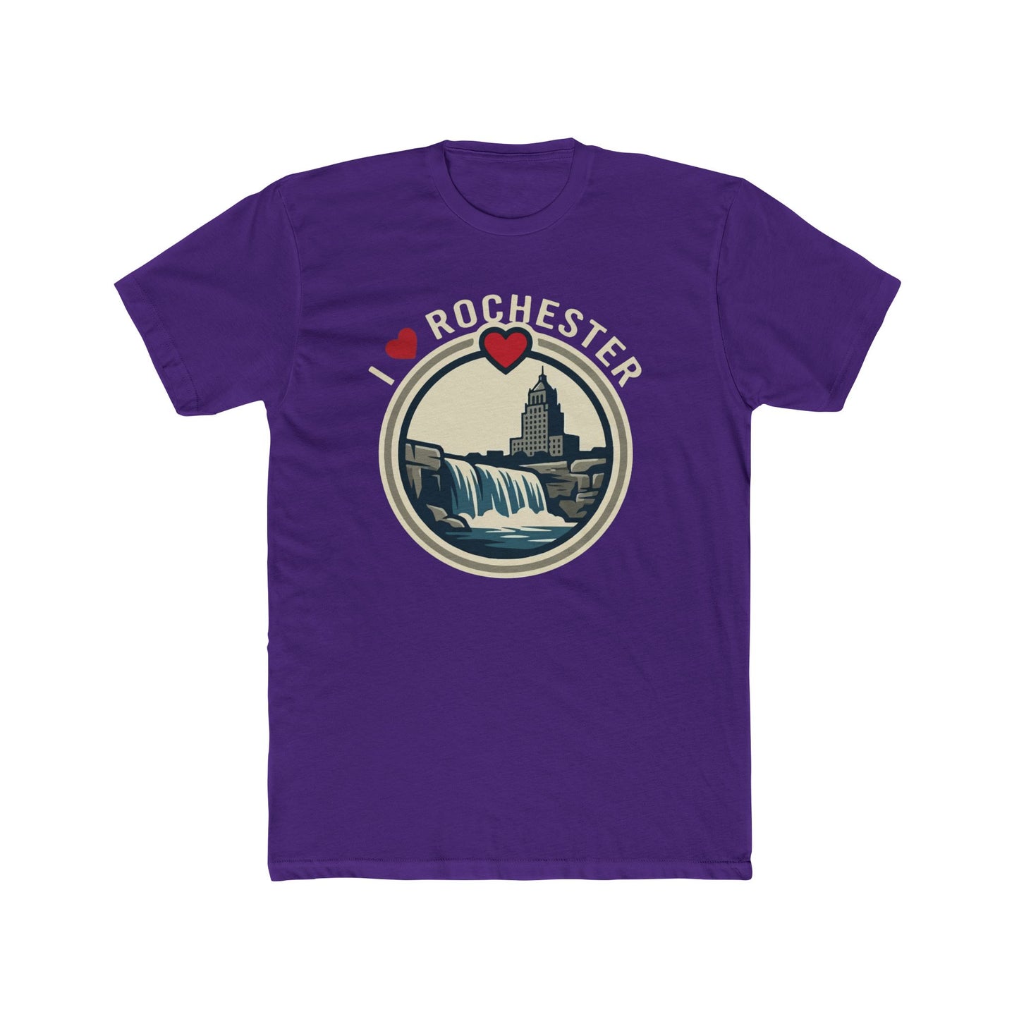 Rochester Waterfall Crew Tee — I  Rochester Graphic T-Shirt