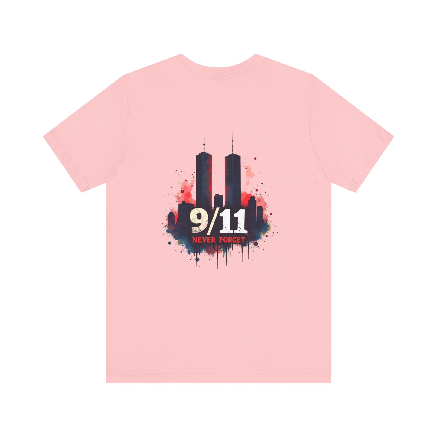 9/11 Never Forget T-Shirt — World Trade Center Memorial Tee