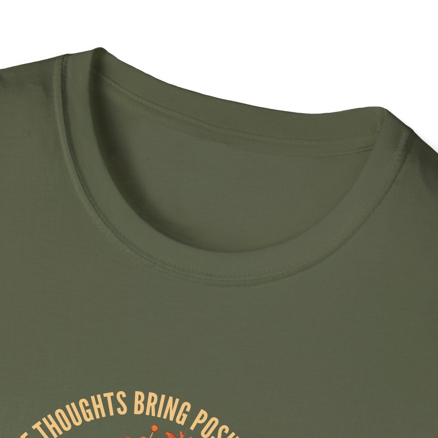 Positive Thoughts Bring Positive Outcomes Butcomes and Negative Thoughts Bring Negatis T-Shirt