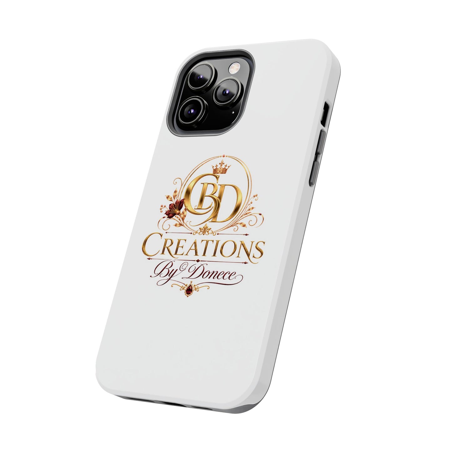BD Creations By Donece Elegant Logo Tough Phone Case — Protective iPhone Cover