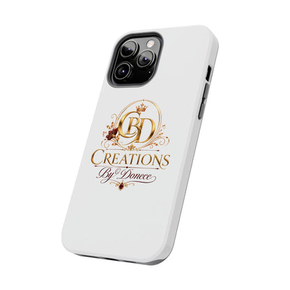 BD Creations By Donece Elegant Logo Tough Phone Case — Protective iPhone Cover