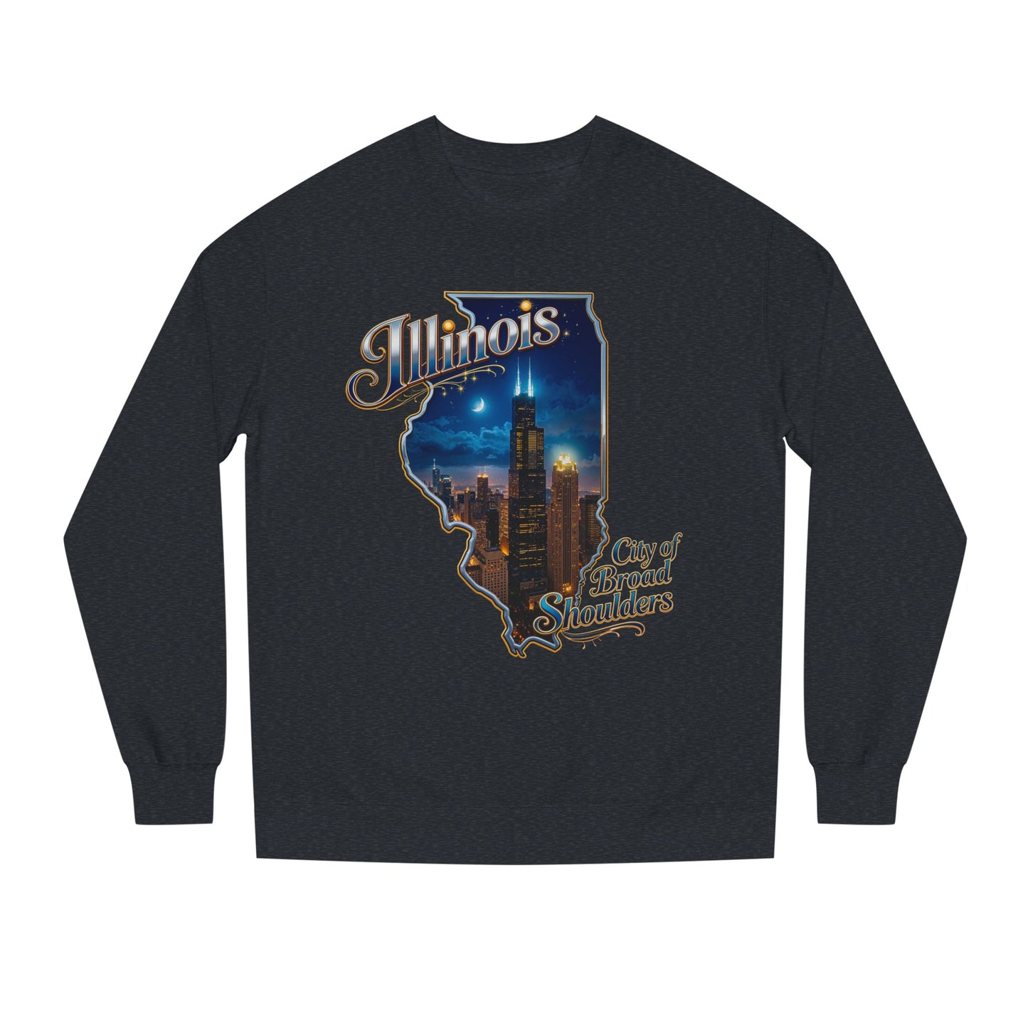 Illinois Skyline Sweatshirt – "City of Broad Shoulders" Crewneck