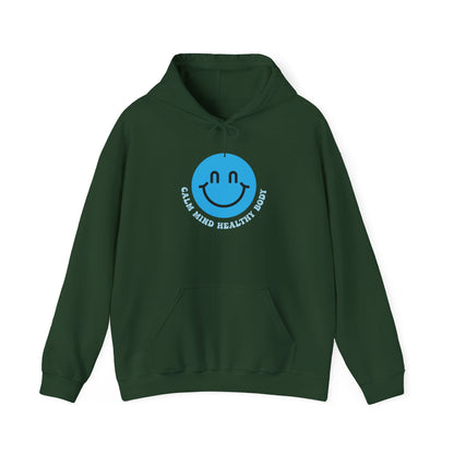 Calm Mind Healthy Body Smiley Hoodie