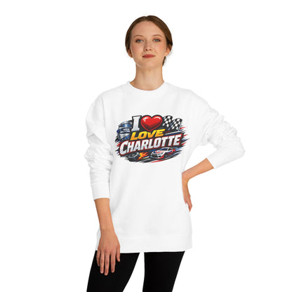 I Love Charlotte Racing Crewneck Sweatshirt