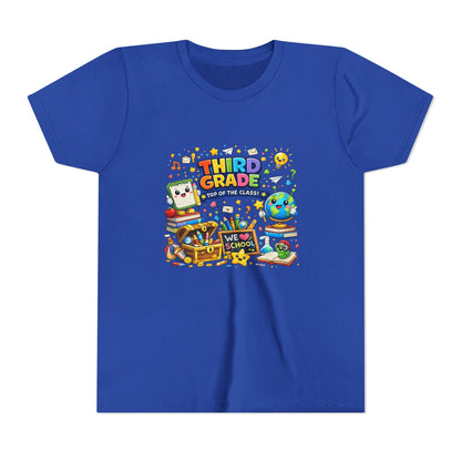 Third Grade Kids Tee — "Third Grade Out of the Classroom" Back-to-School Youth Shirt