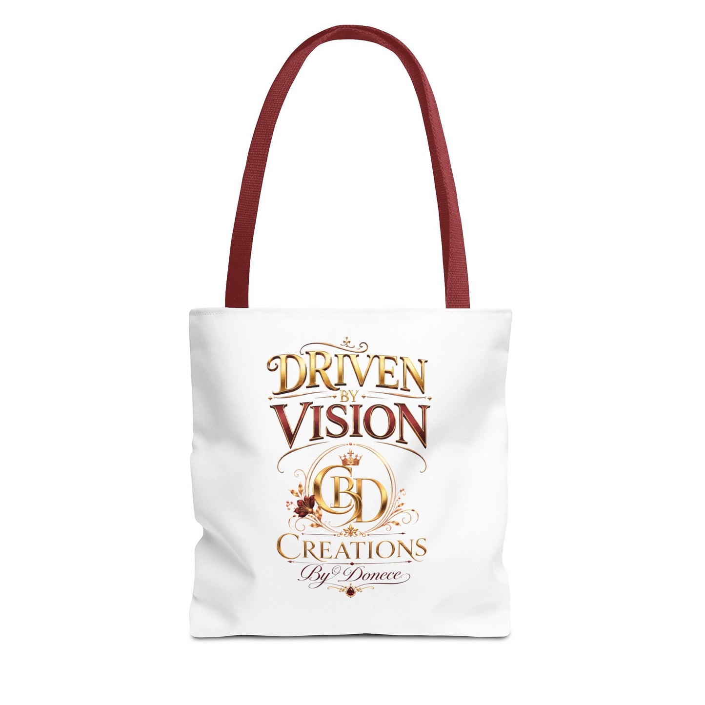 Driven by Vision Tote Bag — Branded BD Creations All-Over Print Tote