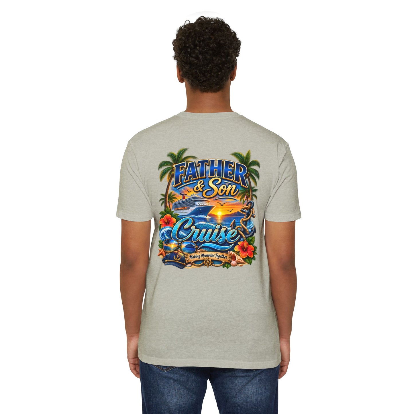 Father & Son Cruise T-Shirt — Tropical Cruise Vacation Gift