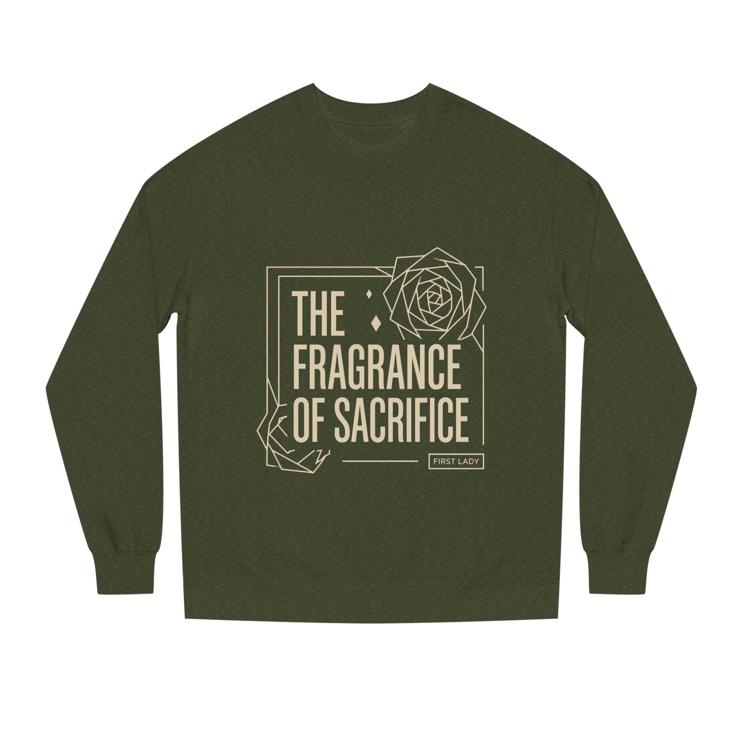 The Fragrance of Sacrifice Sweatshirt — Floral Graphic Crewneck