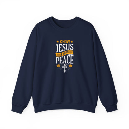 Know Jesus Know Peace Sweatshirt