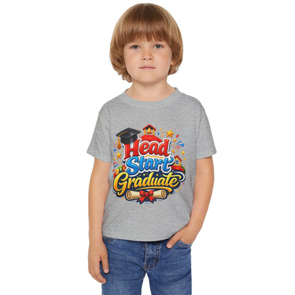 Toddler T-Shirt — "Head Start Graduate" Preschool Graduation Tee