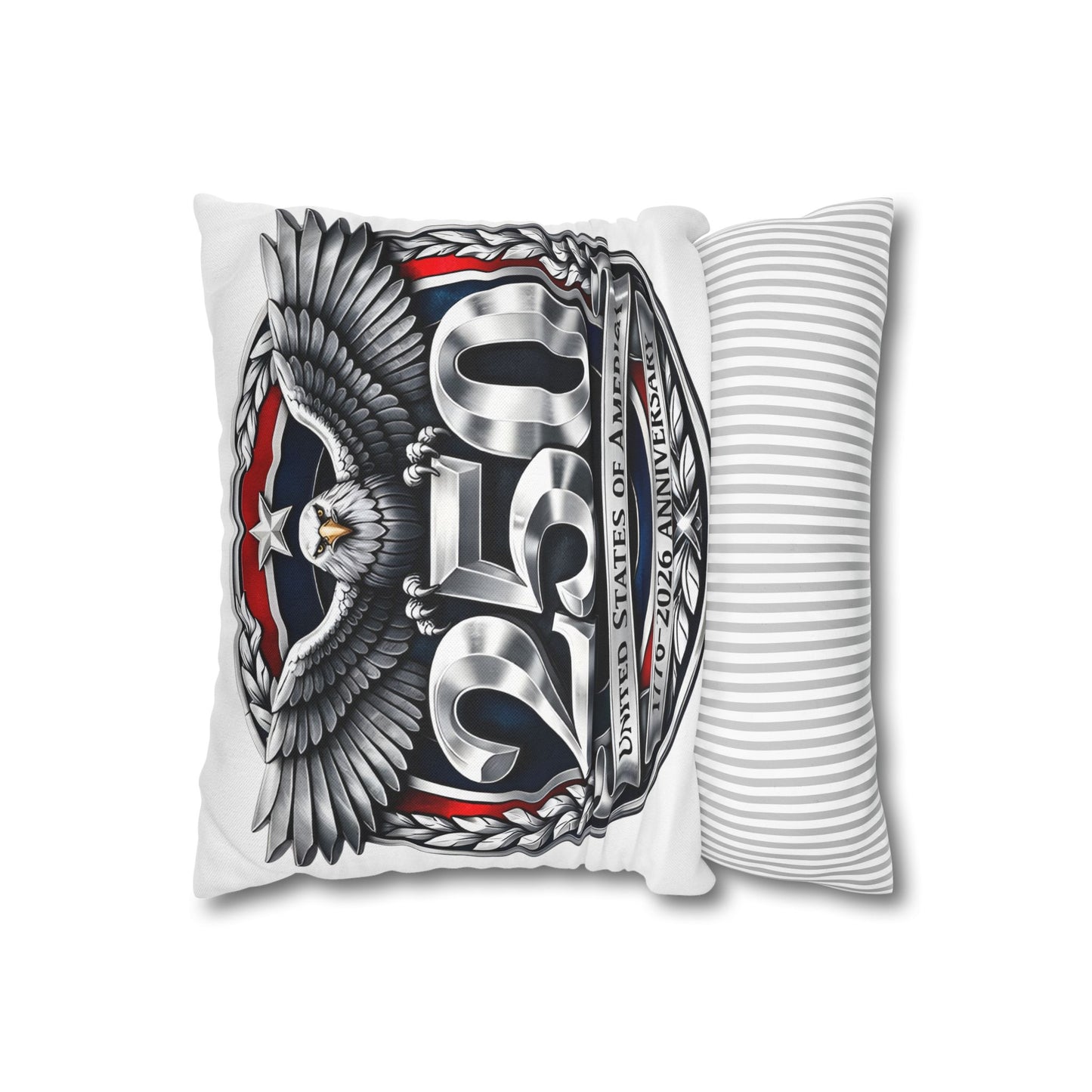 Spun Polyester Square Pillowcase