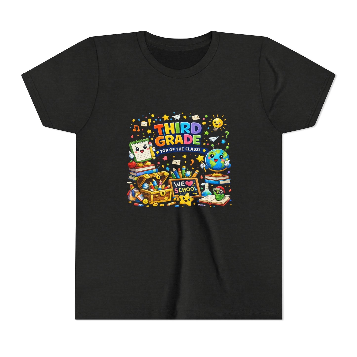 Third Grade Kids Tee — "Third Grade Out of the Classroom" Back-to-School Youth Shirt