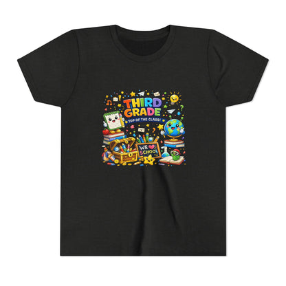 Third Grade Kids Tee — "Third Grade Out of the Classroom" Back-to-School Youth Shirt