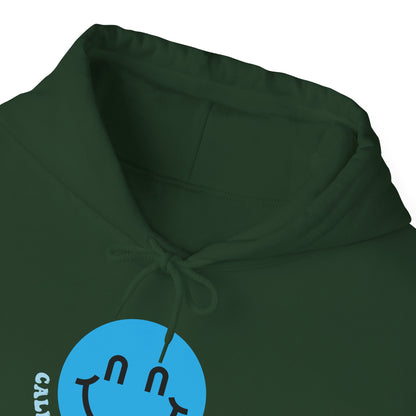 Calm Mind Healthy Body Smiley Hoodie