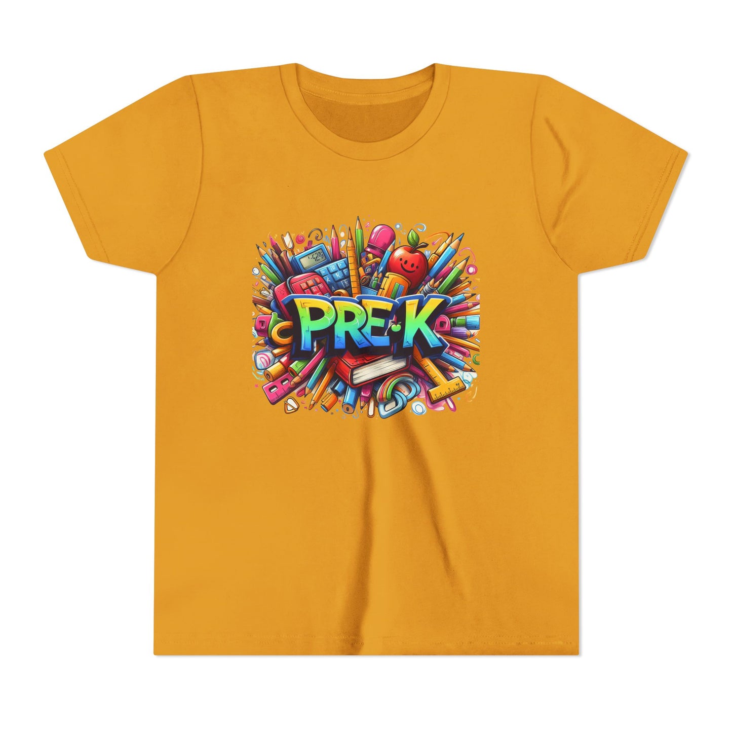 PRE-K Kids Tee — Colorful Back-to-School Pre-K Shirt for Preschoolers